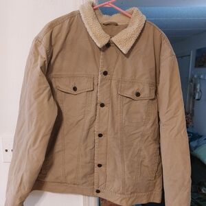 LL Bean Vintage Mens Trucker Coat XL